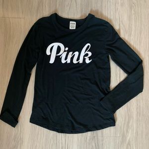 Pink Victoria’s Secret Classic Black Top